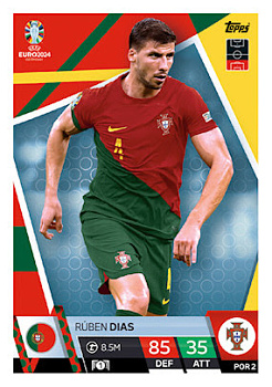 Ruben Dias Portugal Topps Match Attax EURO 2024 #POR2